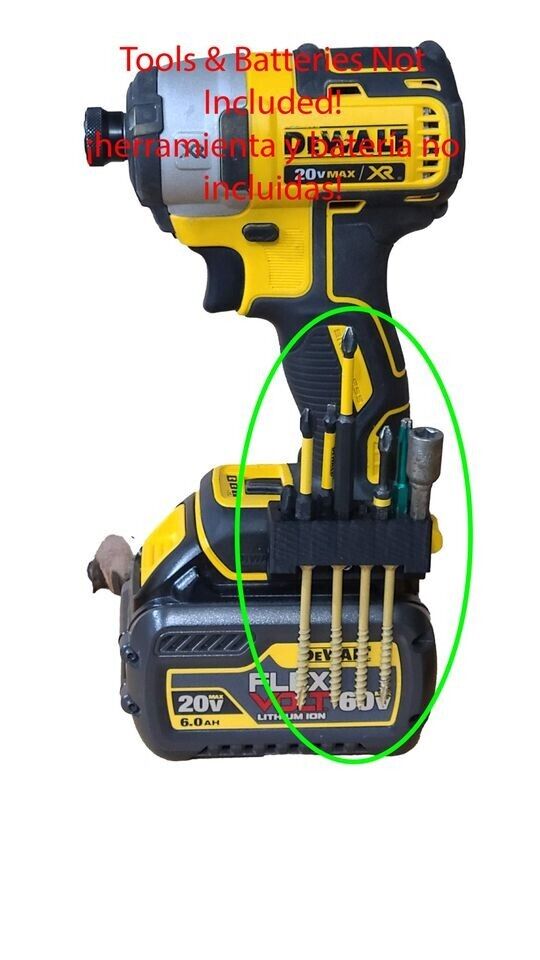 MAGNETIC BIT HOLDER FOR DEWALT - BLACK - 2 PACK