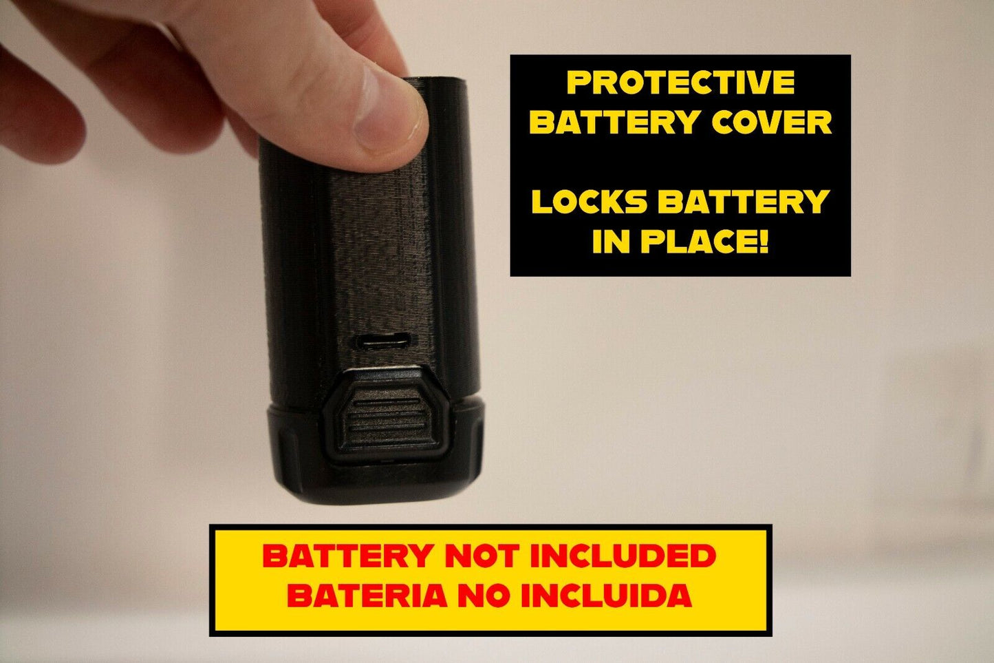 PROTECTIVE BATTERY COVER FOR DEWALT 8V BATTERIES