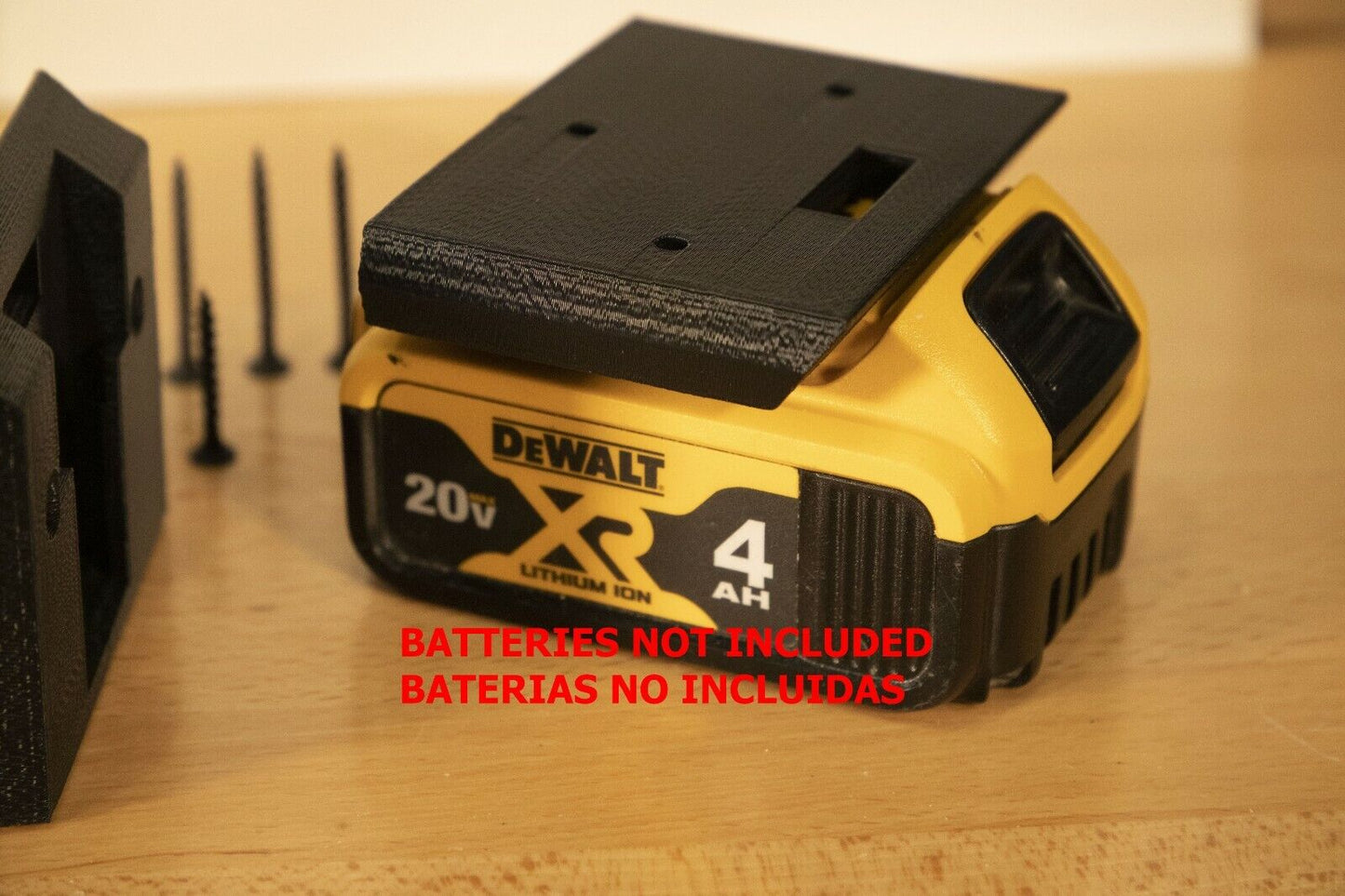 BATTERY MOUNTS FOR DEWALT BATTERIES - 20 PACK - FITS 20V OR FLEXVOLT