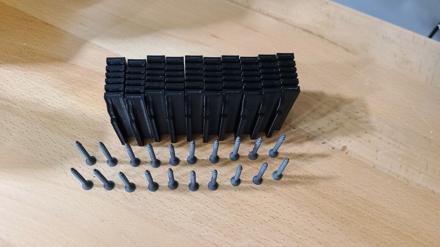Pack of 10 3D Printed Tool Mounts - FITS DEWALT 20V & FLEXVOLT - FREE SHIP