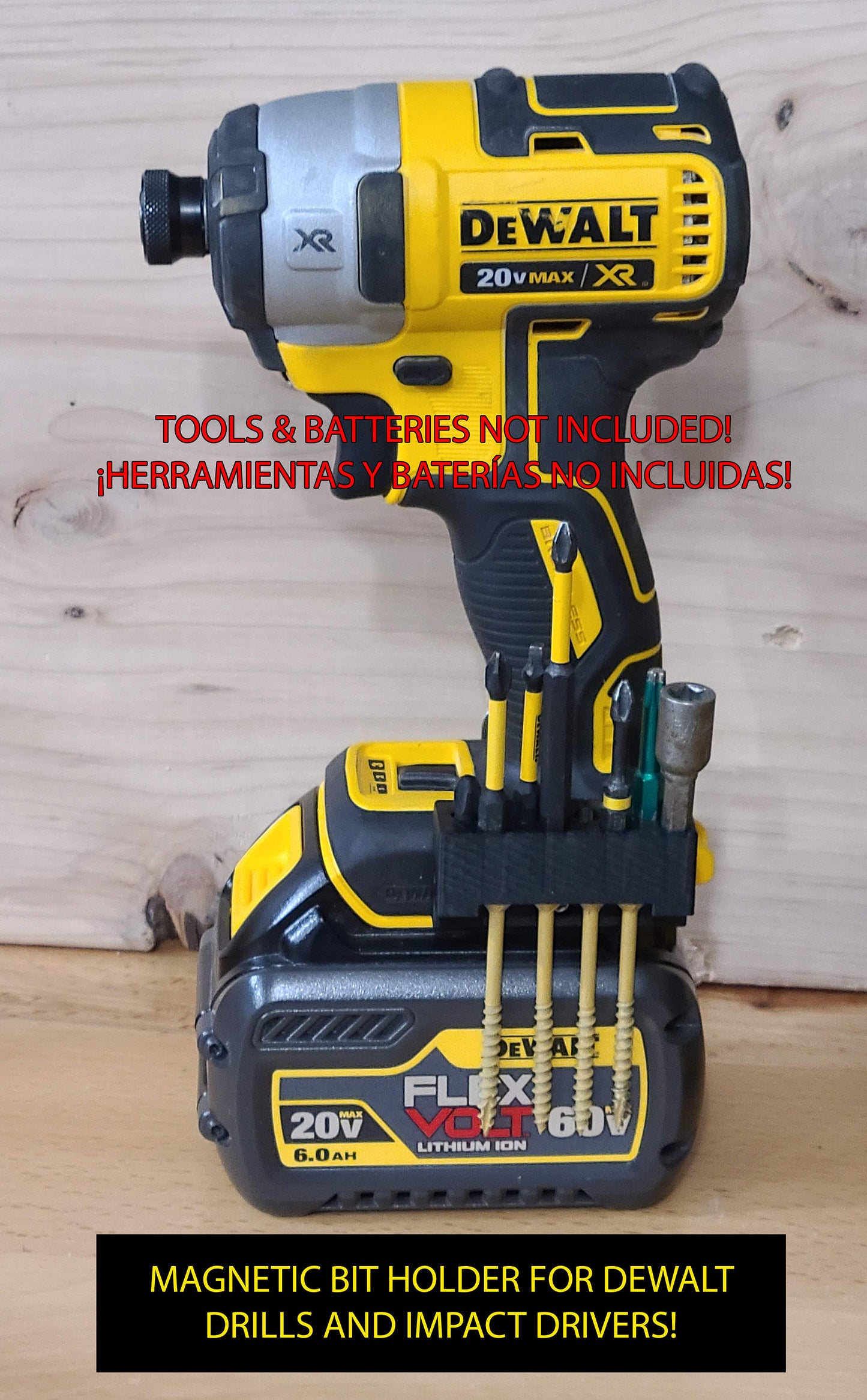 Magnetic Bit Holder - Fits DeWalt Drills & Impact Drivers - 2 PACK