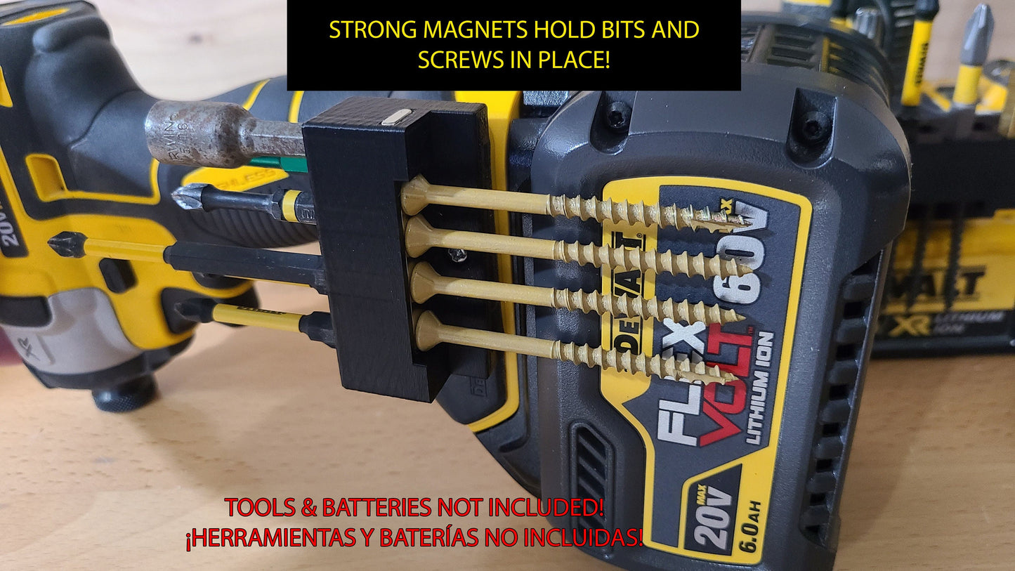 Magnetic Bit Holder - Fits DeWalt Drills & Impact Drivers - 2 PACK