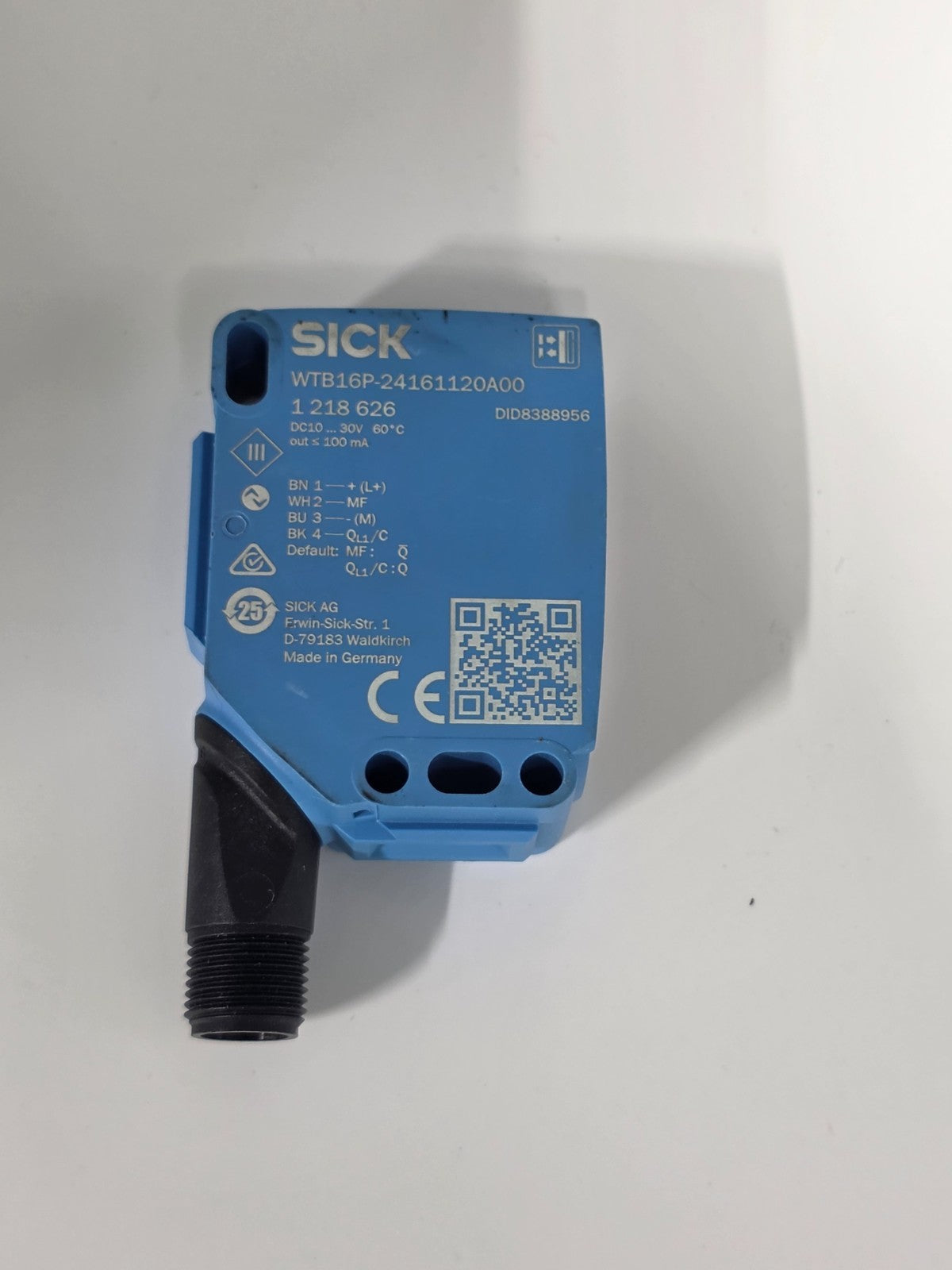 SICK WTB16P-24161120A00 Photoelectric Sensor 1218626 DC 10-30V 100mA 1000mm