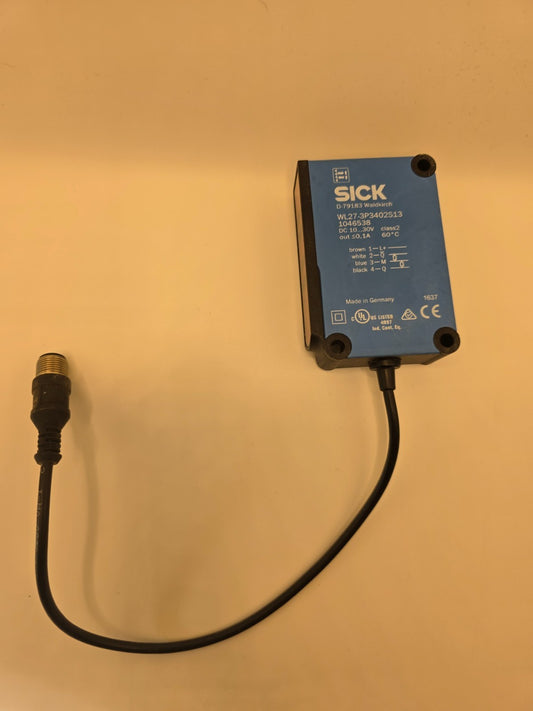 Sick WL27-3P3402S13 Rectangular RAY26 Reflex Array Photoelectric Sensor 1046538
