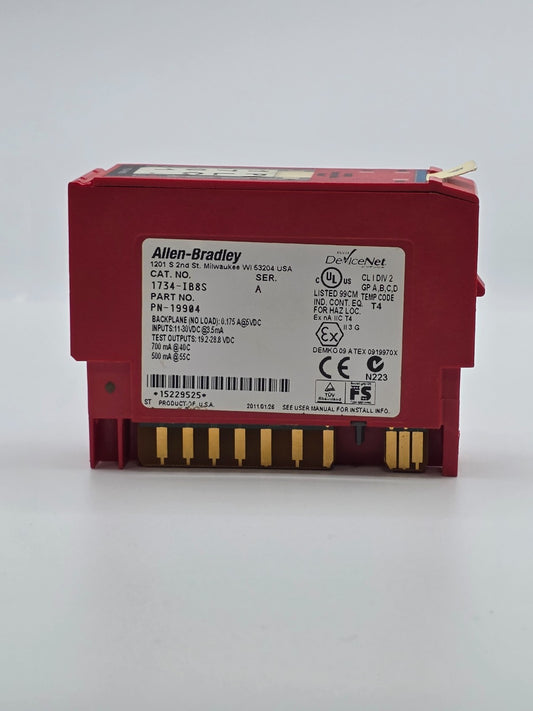 Allen-Bradley 1734-IB8S Series A POINT I/O 8-Point Safety Input 24VDC DeviceNet