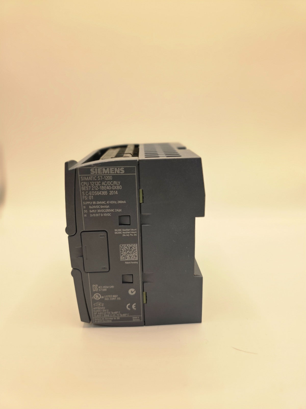 Siemens SIMATIC S7-1200 CPU 1212C 6ES7 212-1BE40-0XB0 PLC AC/DC/RLY